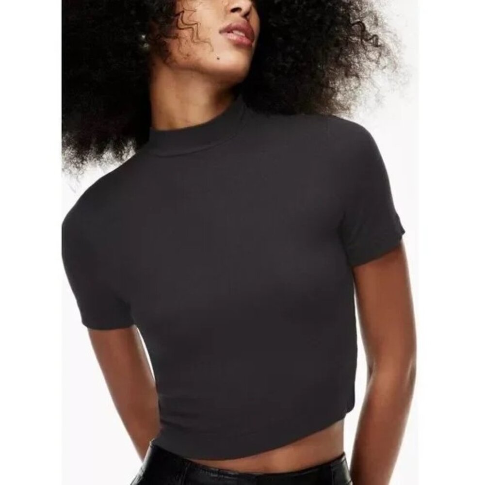 Aritzia Babaton Gonzalo Tee – Black, Size M